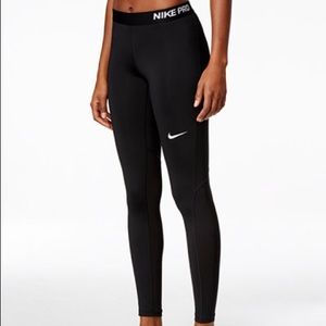 nike pro black leggings